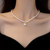 Elegant Pearl Choker with Center Drop Pearl | Feminine Luxury Jewelry for Women