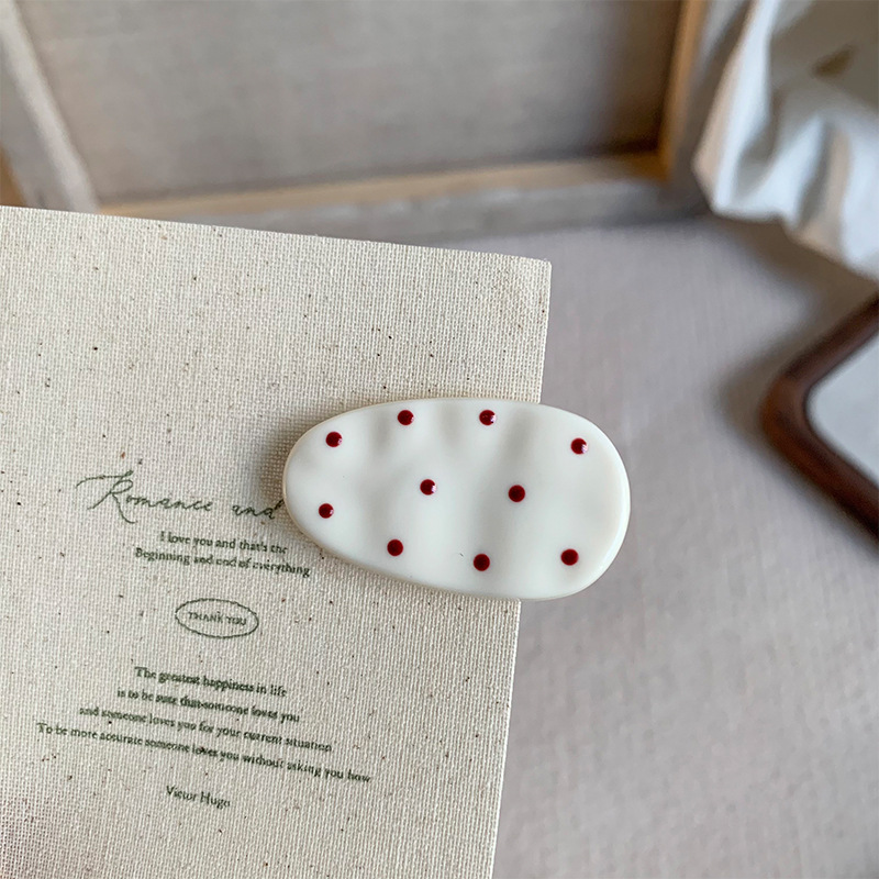 Cute Polka Dot BB Hair Clips