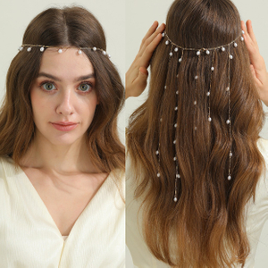 Pearl Tassel Hair Chain Fairy-like Braided Hair Accessory Chain