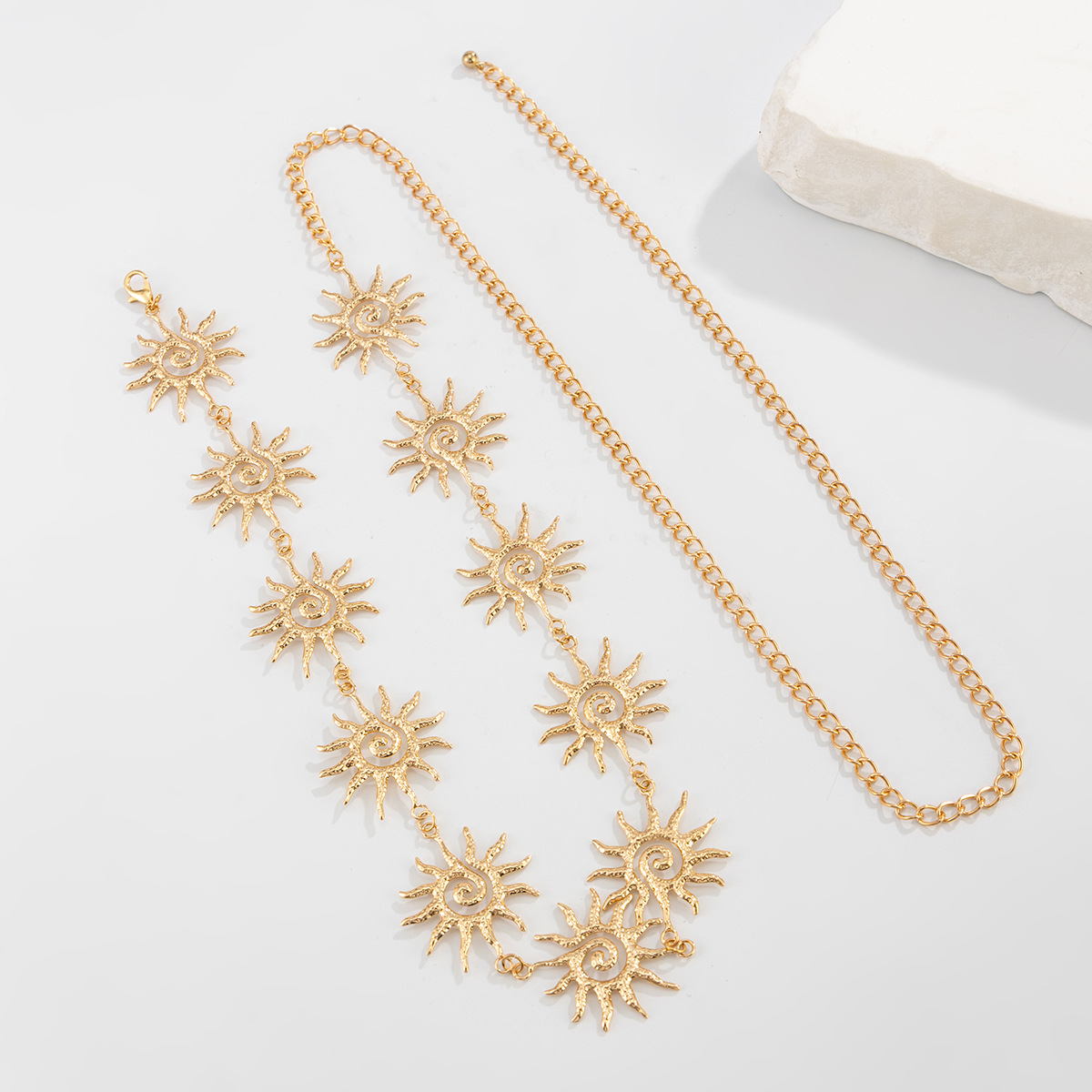 Vacation Sunflower Beach Waist Chain for Women – Ocean Body Chain