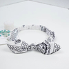 Boho Paisley Bow Headband Set | Elastic Bandana Hair Bands