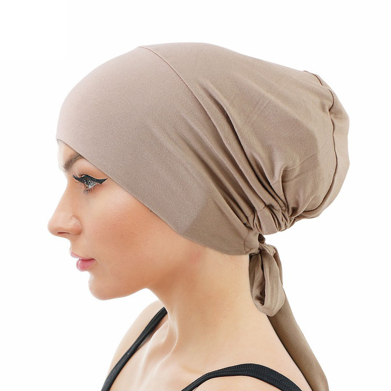 Super Soft Elastic Ethnic Scarf Cap