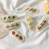 Cute Fruit Embroidered Lace Hair Clips for Women Girls