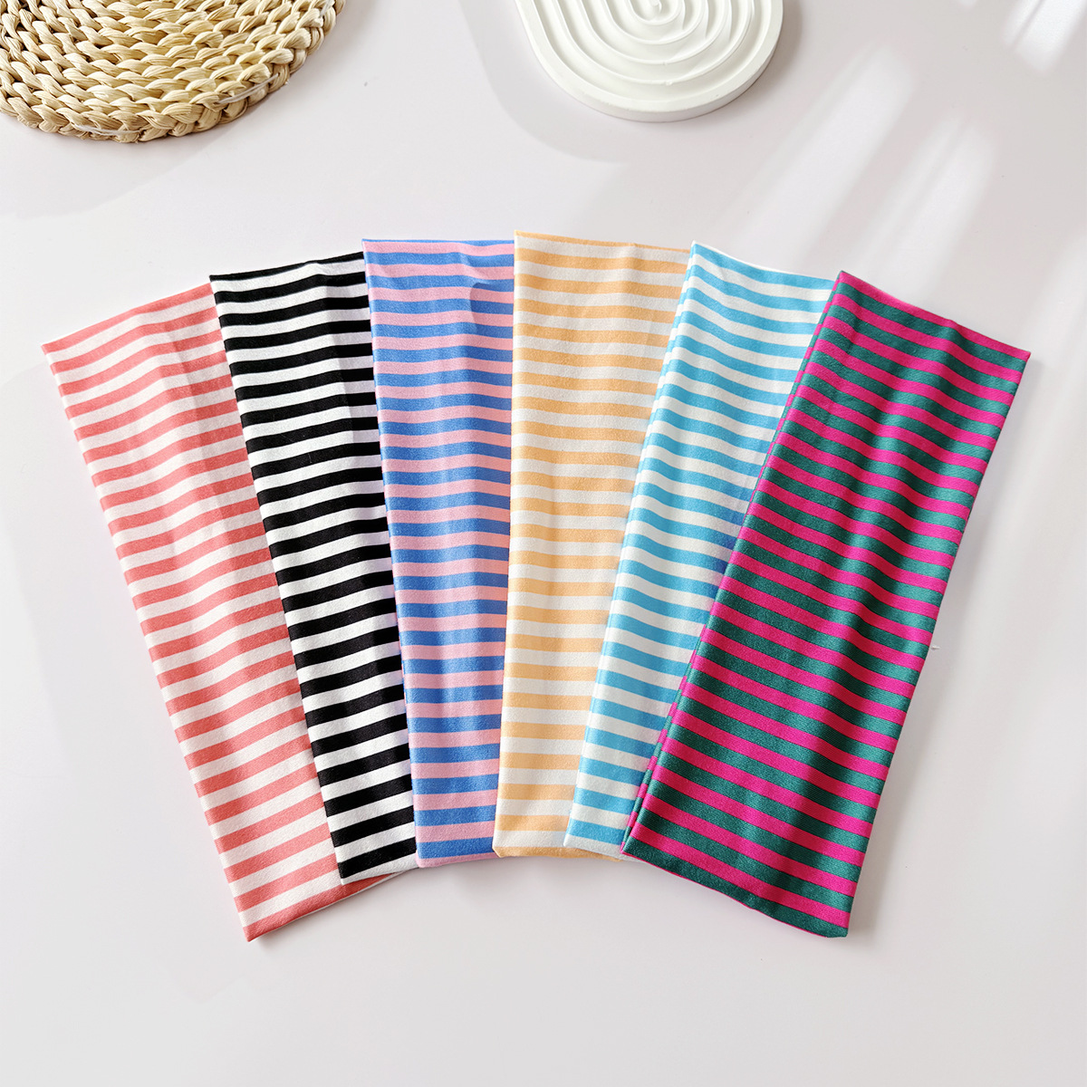Colorful And Fashionable Striped Hair Band