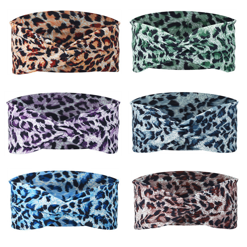 Knotted Leopard Print Headband for Women