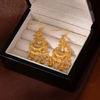 Vintage Gold Waterdrop Tassel Earrings