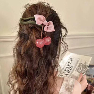 Large Cherry Hair Claw Clip for Women