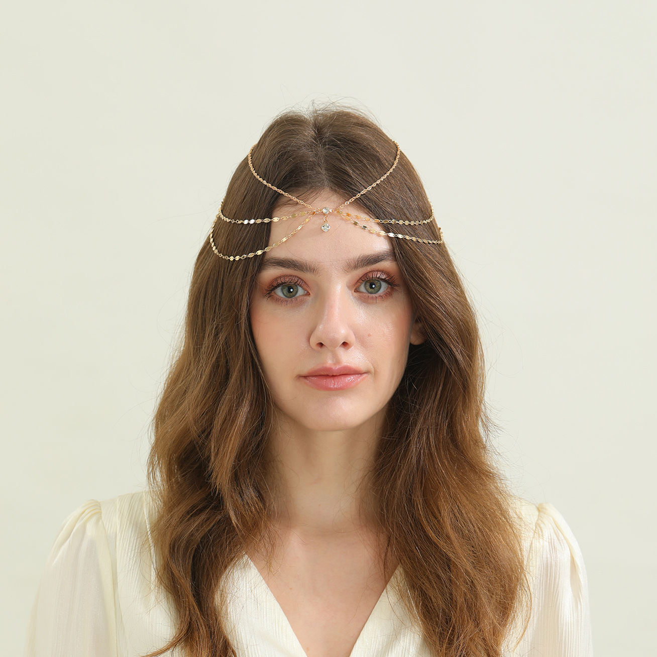 Vintage Boho Tassel Forehead Chain