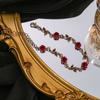French Vintage Rose Jewelry Set