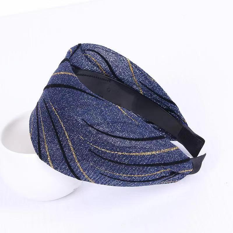 Korean Wide Non-slip Headband for White Hair Coverage