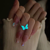 Aurora Butterfly Luminous Clavicle Necklace
