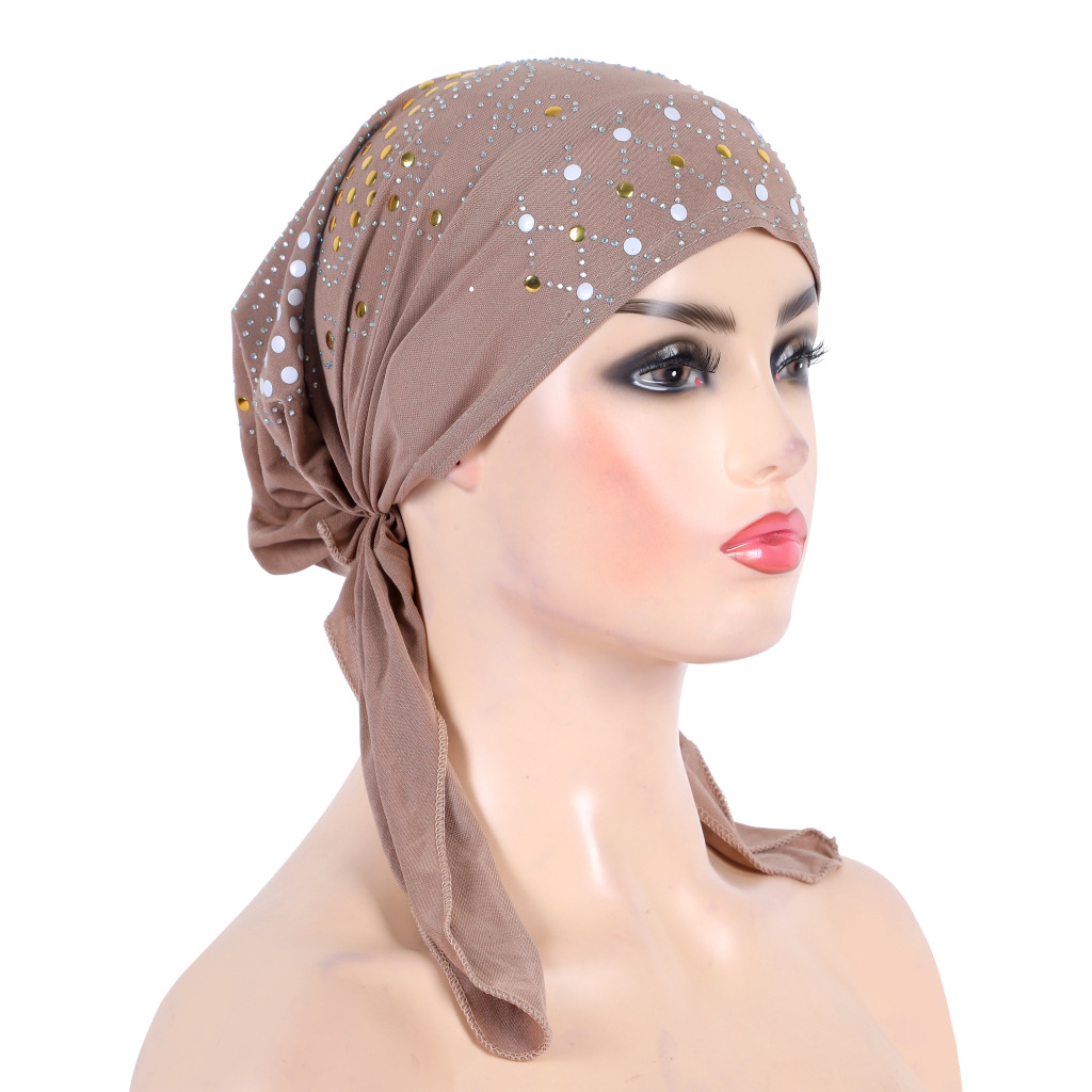 Rhinestone Tie Turban • Sparkle Comfort