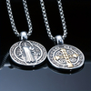 Vintage Portrait Pendant Necklace