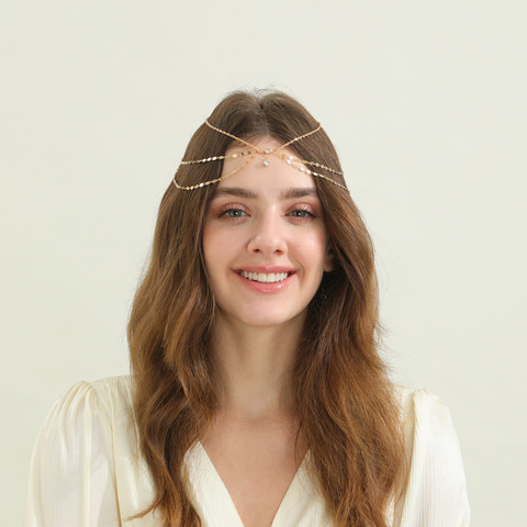 Vintage Boho Tassel Forehead Chain