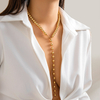 Vintage Beaded Long Tassel Necklace