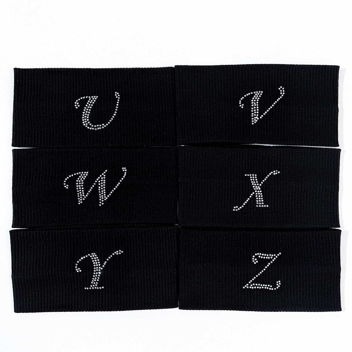 26-letter Hot Diamond Elastic Hair Band