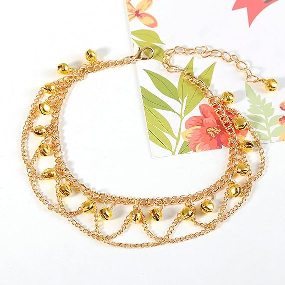 Bohemian Tassel Bell Anklet