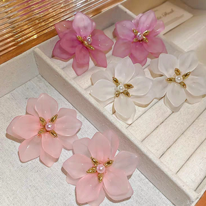 Super Fairy Flower Petal Geometric Earrings