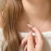 Dreamy Planet Universe Saturn & Earth Necklace