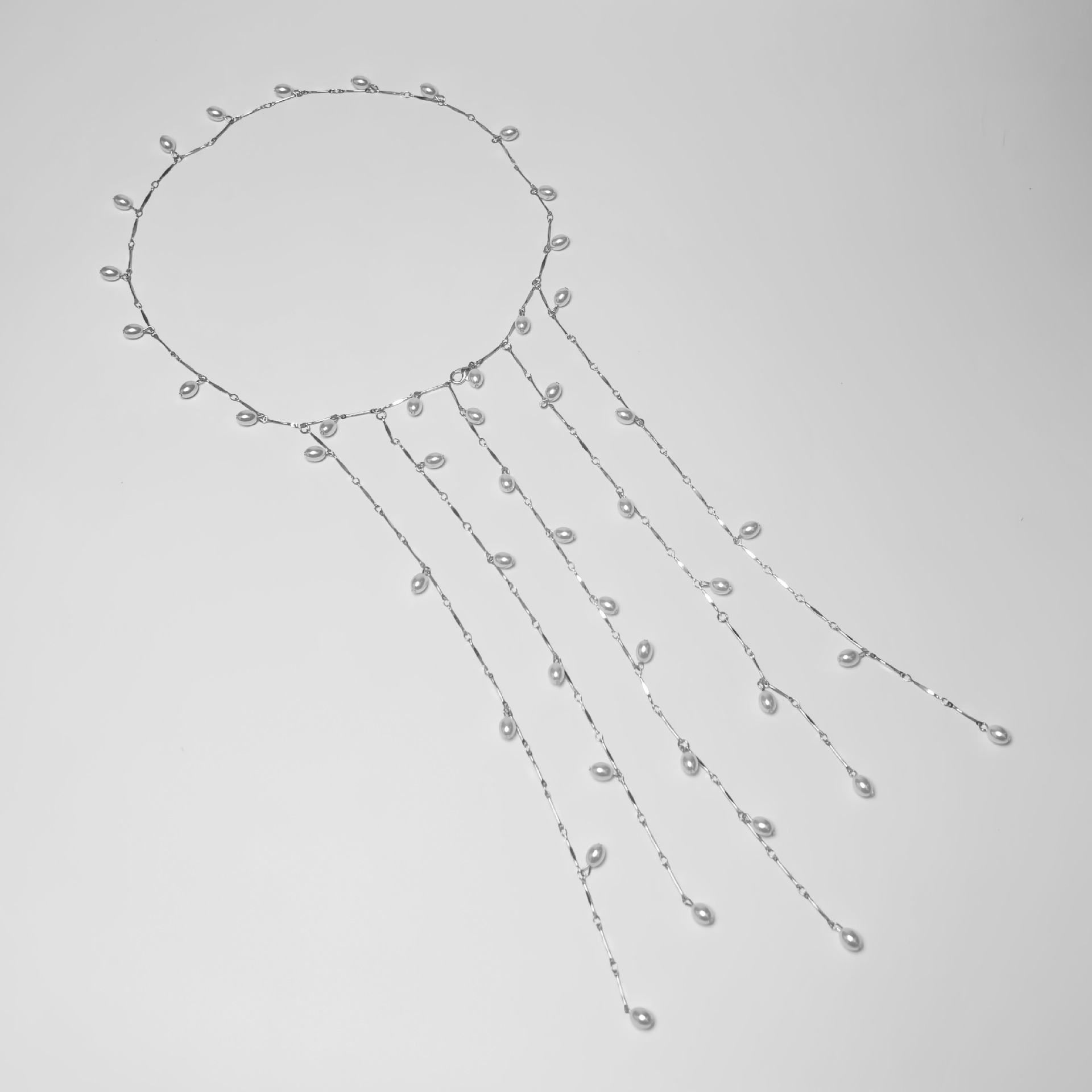 Pearl Tassel Hair Chain Fairy-like Braided Hair Accessory Chain