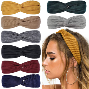 Knotted Twist Headband Set | Soft Stretchy Ribbed Hair Bands