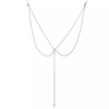 European Fashion Back Chain Necklace for Women – Rhinestone Back Body Chain