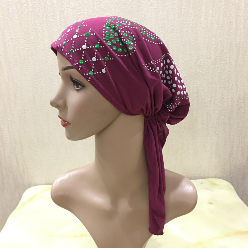 Rhinestone Tie Turban • Sparkle Comfort