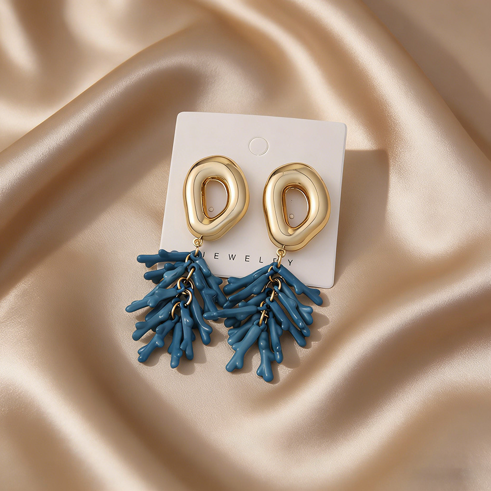 Ocean Style Coral Earrings for Women
