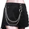Double Layer Spike Ring Pant Chain - Techwear Punk Streetwear Accessory