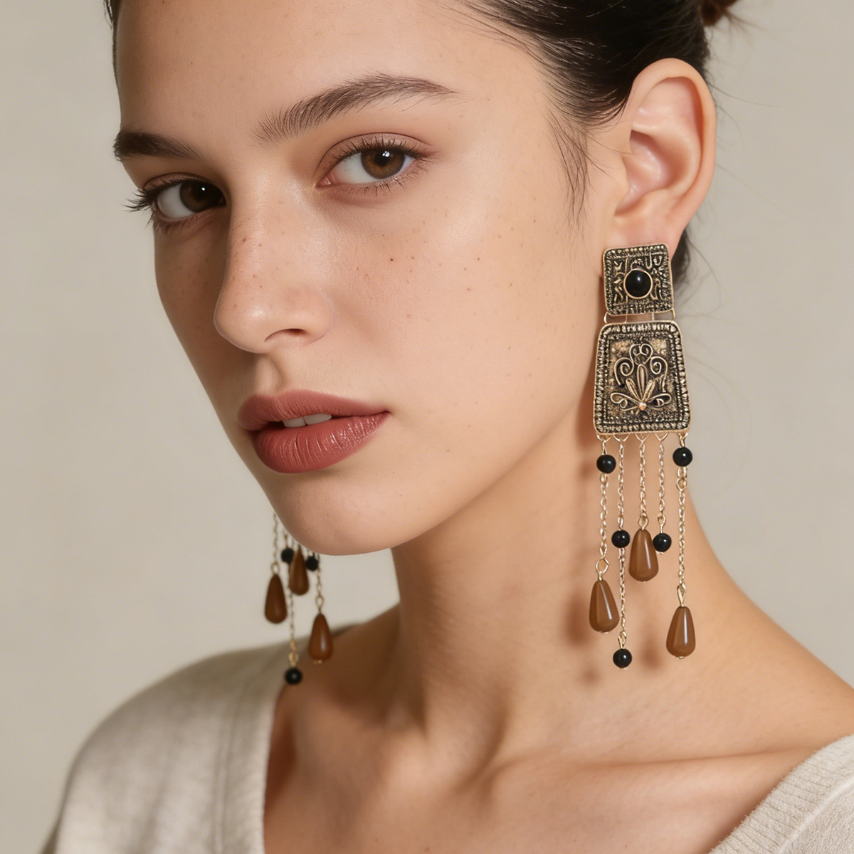 Vintage Bohemian Tassel Earrings