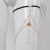 Minimalist Multi-Layer Pearl Chain Thigh Chain
