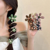 Pearl Flower Bubble Braided Hair Coil